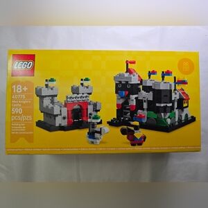 LEGO 40775 Mini Knight's Castle Limited Edition, 590 Pcs NEW Sealed Set Photos!!